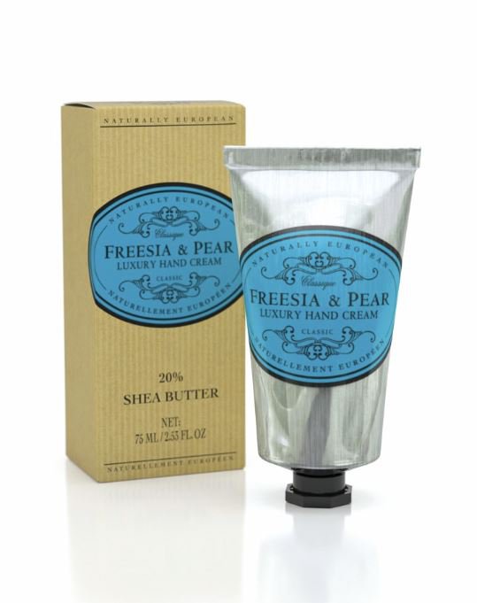 NU freesia and pear hand cream